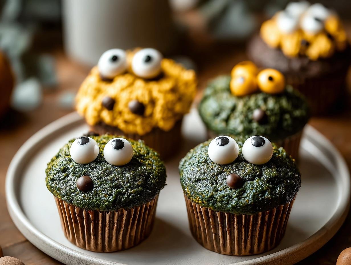 Monster Muffins: Spooky, Easy, & Delicious Halloween Treat - Monster Muffins - additional detail