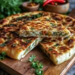 Moroccan Herb Stuffed Flatbread