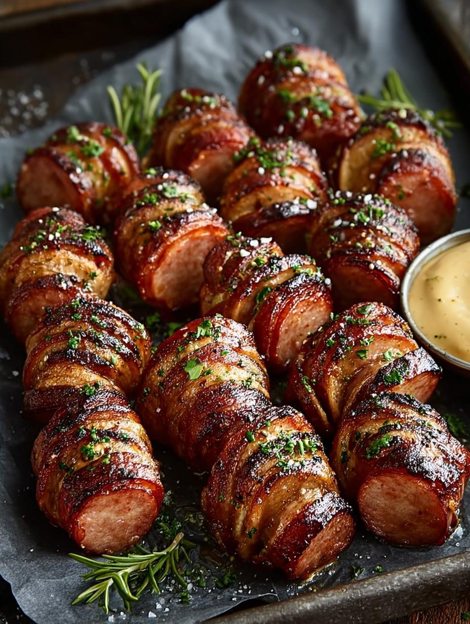 Mustard Hasselback Kielbasa Bites That Impress Everyone - Mustard Hasselback Kielbasa Bites - main visual representation