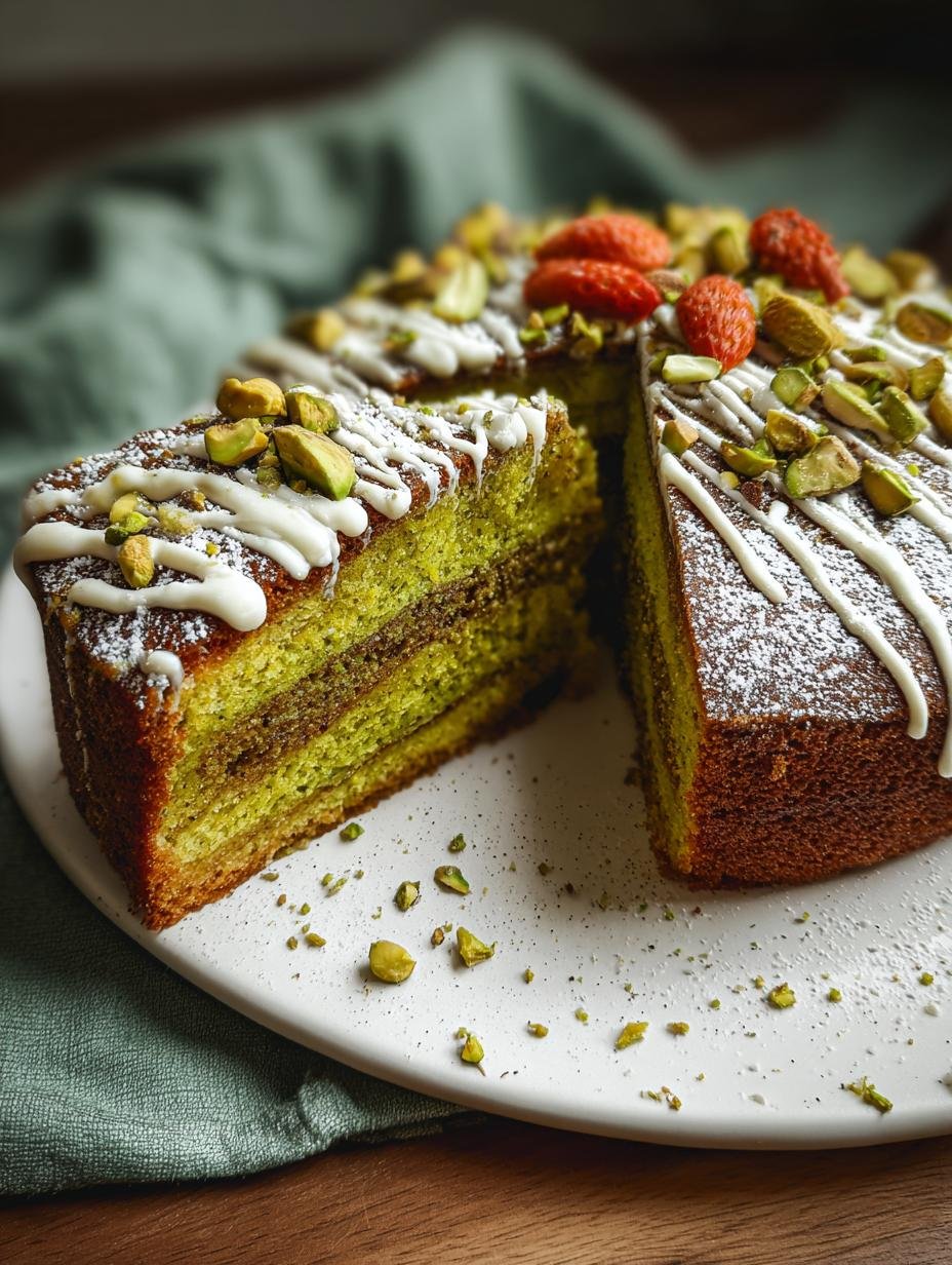 Amazing Pistachio Caprese Cake: 1 Perfect Slice - main visual representation of a delicious Pistachio Caprese Cake