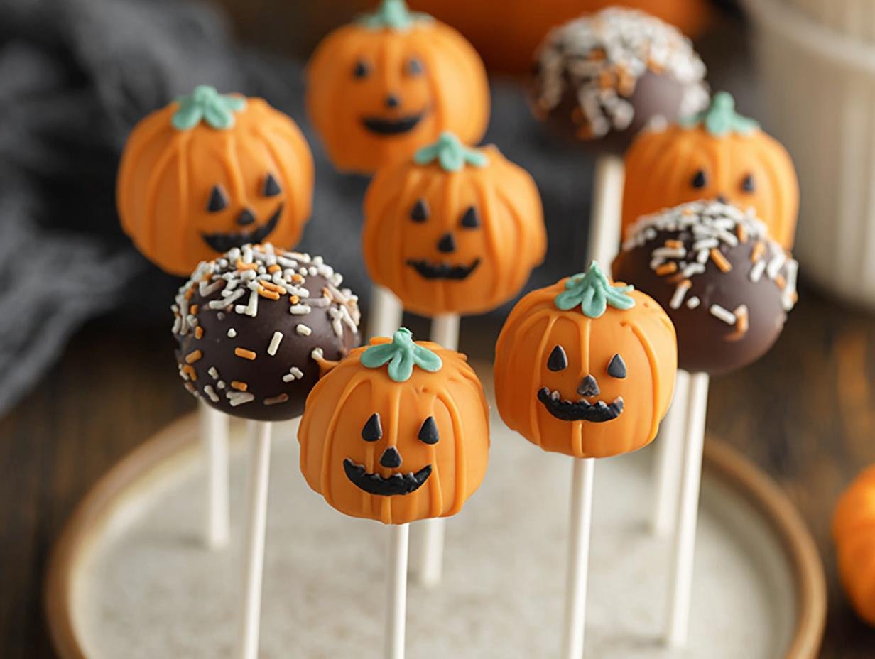 Pumpkin Cake Pops