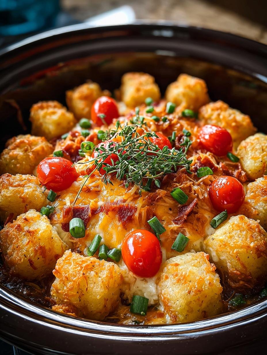 Slow Cooker Chicken Tater