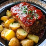 Slow Cooker Meatloaf Potatoes