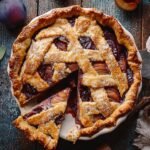 Spiced Plum Fig Pie
