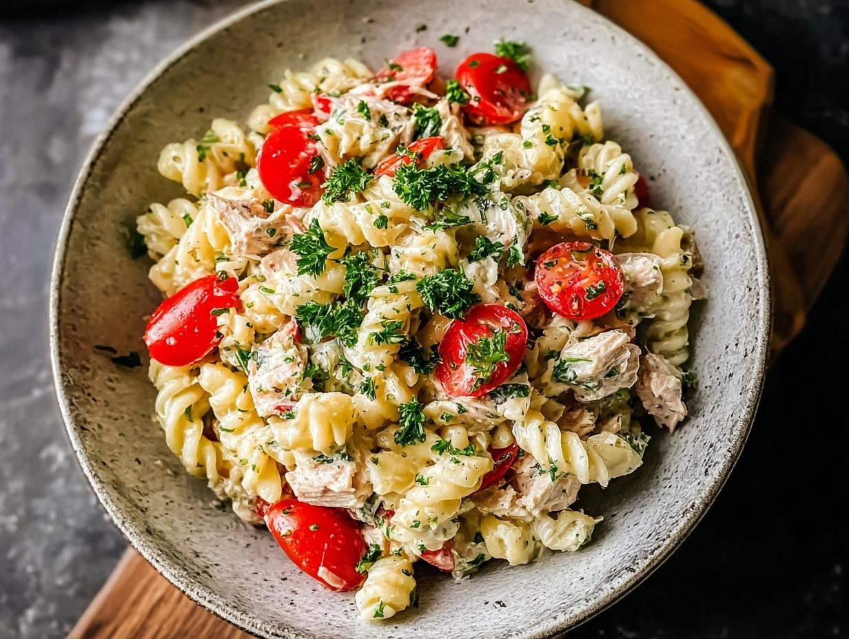 Amazing Tuna Pasta Salad: Light & Creamy - Tuna Pasta Salad - main visual representation