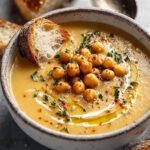 Vegan Garlic Chickpea Soup