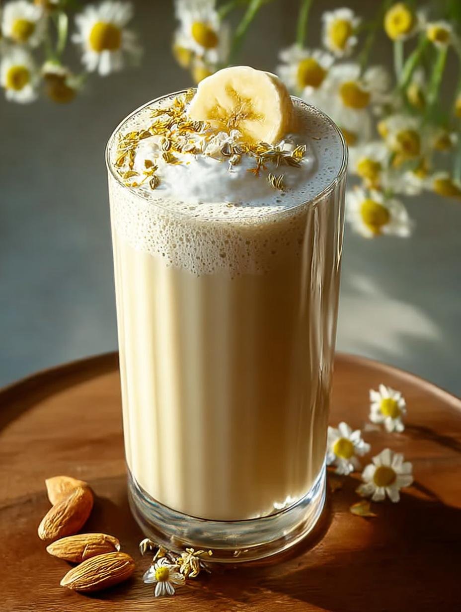 Banana Chamomile Tea Smoothie: 5 Relaxing Benefits - Banana Chamomile Tea Smoothie - main visual representation