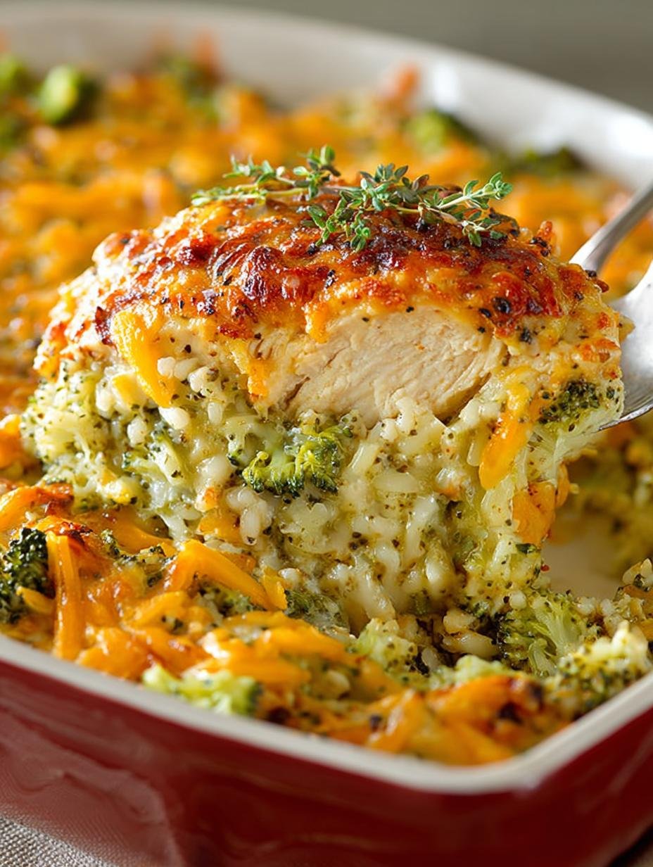 Broccoli Cheddar Baked Chicken