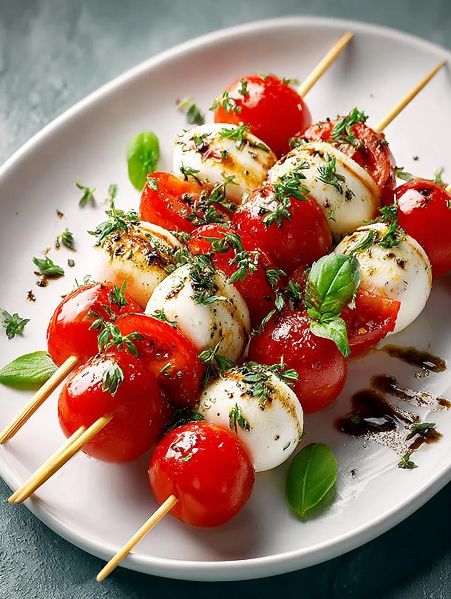 Caprese Skewers: 16 Irresistible Italian Bites for Summer - Caprese Skewers - additional detail
