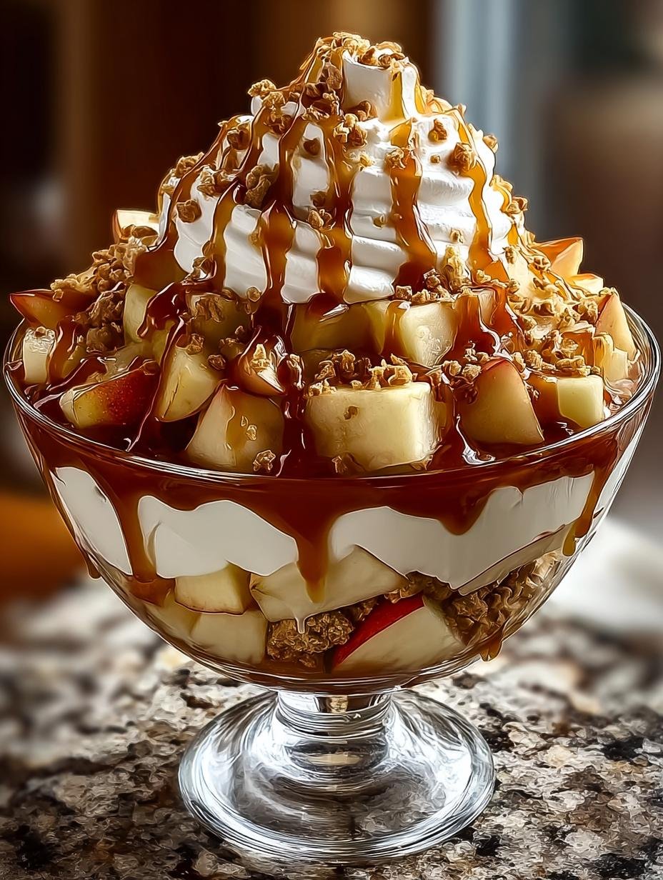 Caramel Apple Trifle
