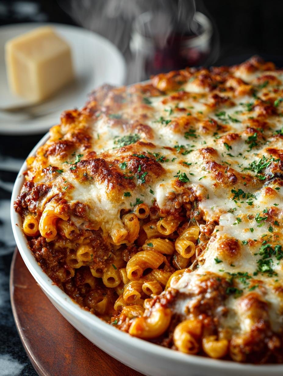 Delicious Cheesy Baked Pasta Fagioli Recipe for Comfort - Cheesy Baked Pasta Fagioli - additional detail