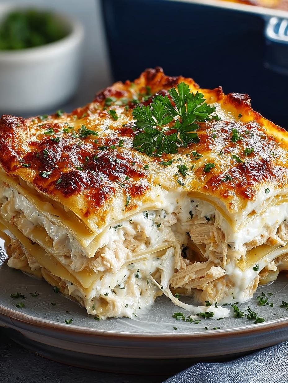 Chicken Alfredo Lasagna