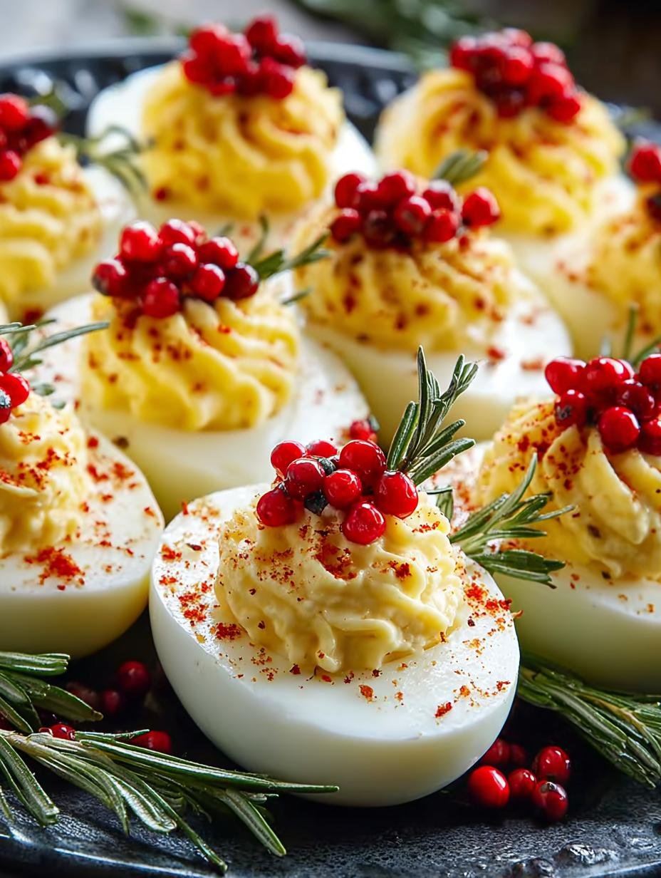 Christmas Deviled Eggs