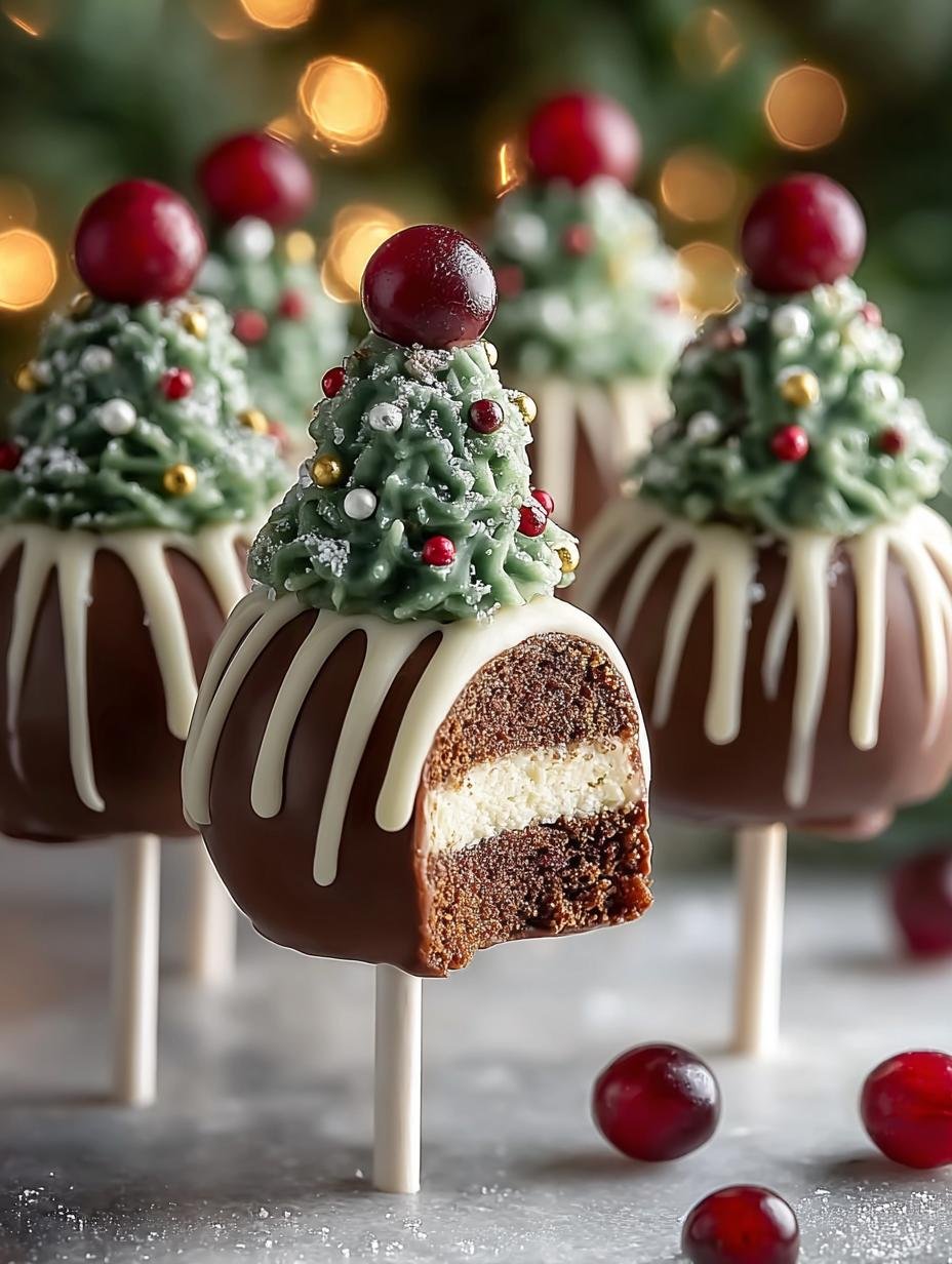 Delightful Christmas Tree Cake Pops to Brighten Your Holiday - Christmas Tree Cake Pops - main visual representation
