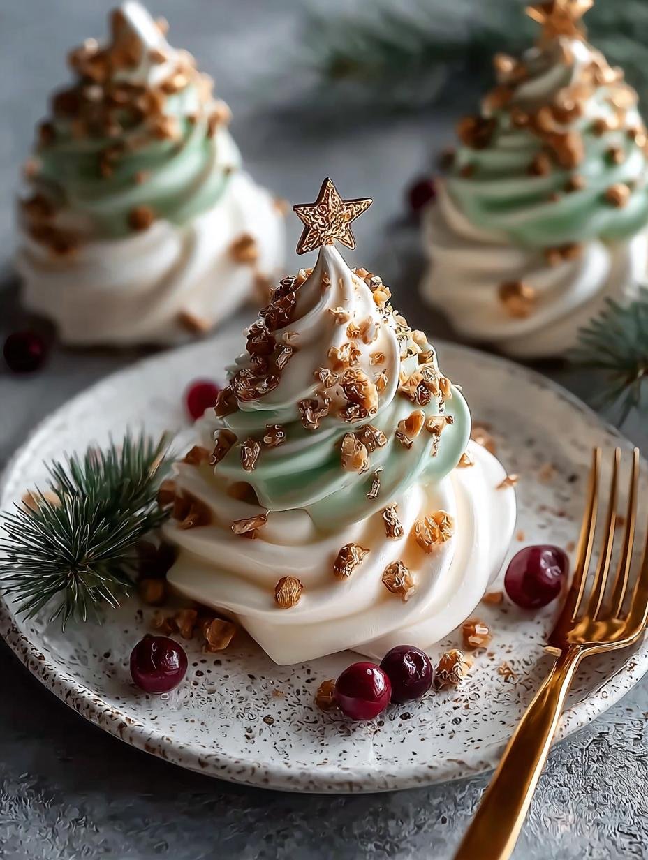 Christmas Tree Meringues: 7 Festive and Easy Recipes - Christmas Tree Meringues - additional detail