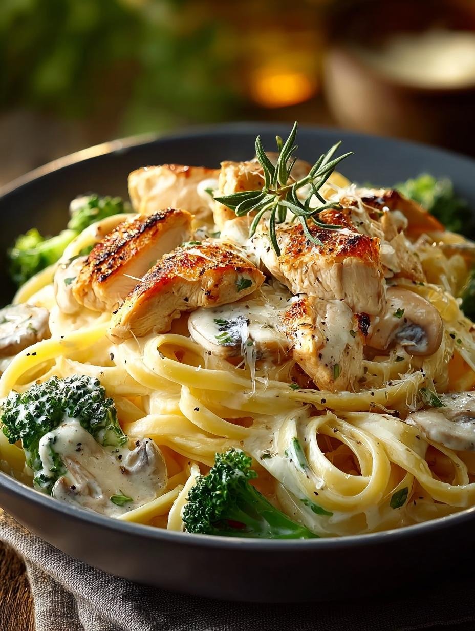 Creamy Chicken Alfredo Pasta