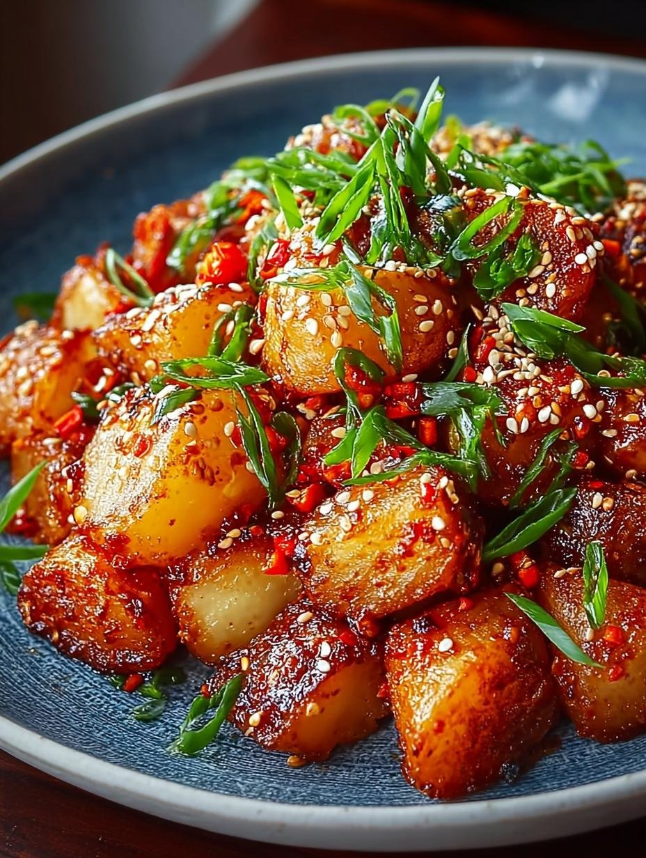Crispy Korean Potato Dish: 5 Steps to Spicy Perfection - Crispy Korean Potato Dish - additional detail
