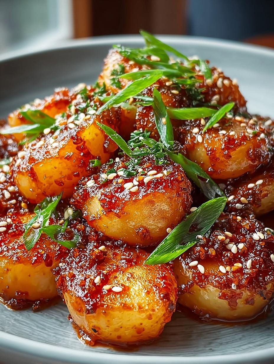 Crispy Korean Potato Dish