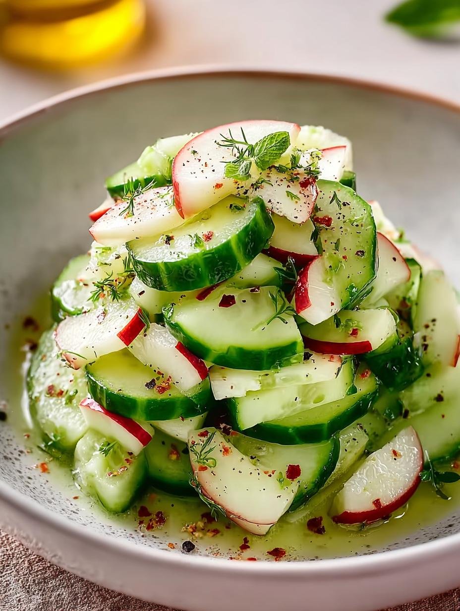Cucumber Apple Salad: 5 Refreshing Summer Recipes - Cucumber Apple Salad - additional detail