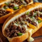 Ground Beef Philly Cheesesteaks