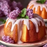 Lilac Bundt Cakes