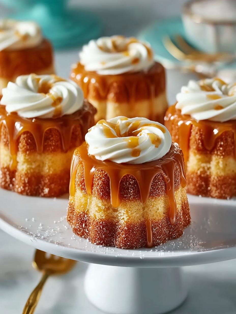 Mini Caramel Cakes