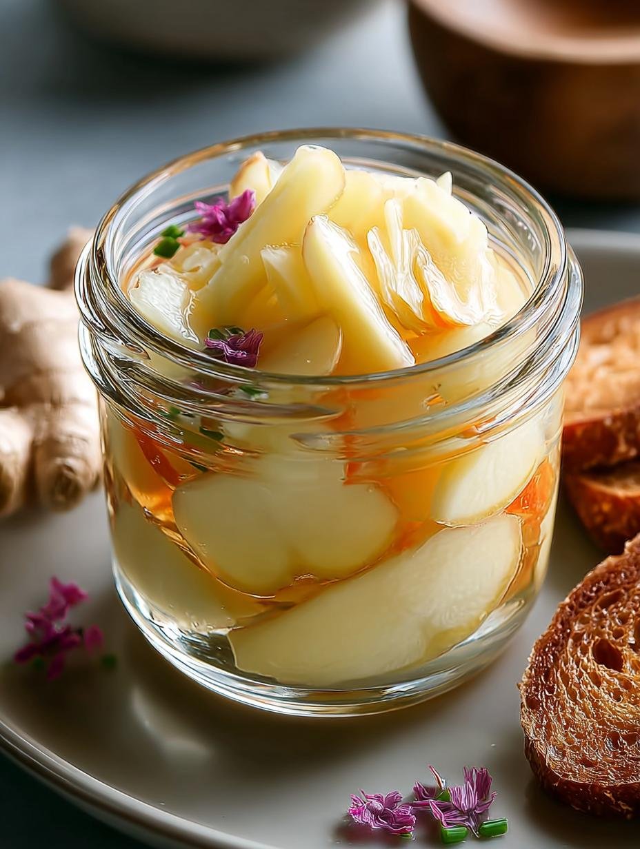 Quick & Easy Pickled Ginger Recipe for Health Benefits - Pickled Ginger - main visual representation