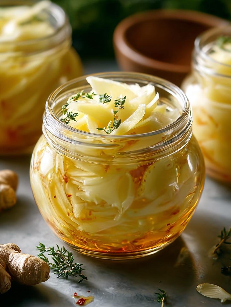 Quick & Easy Pickled Ginger Recipe for Health Benefits - Pickled Ginger - additional detail