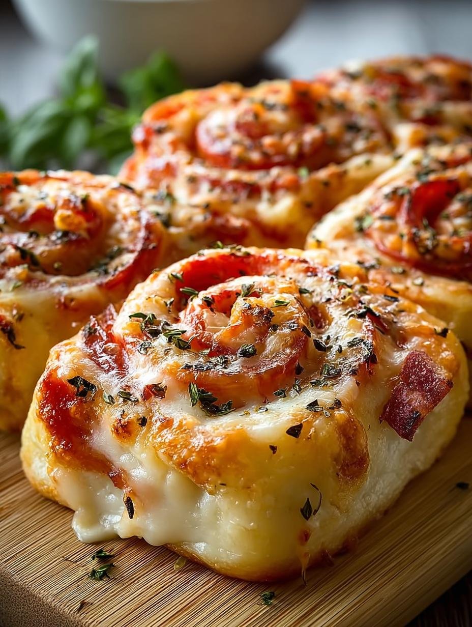 Delicious Homemade Pizza Rolls for Game Day Fun - Pizza Rolls - main visual representation