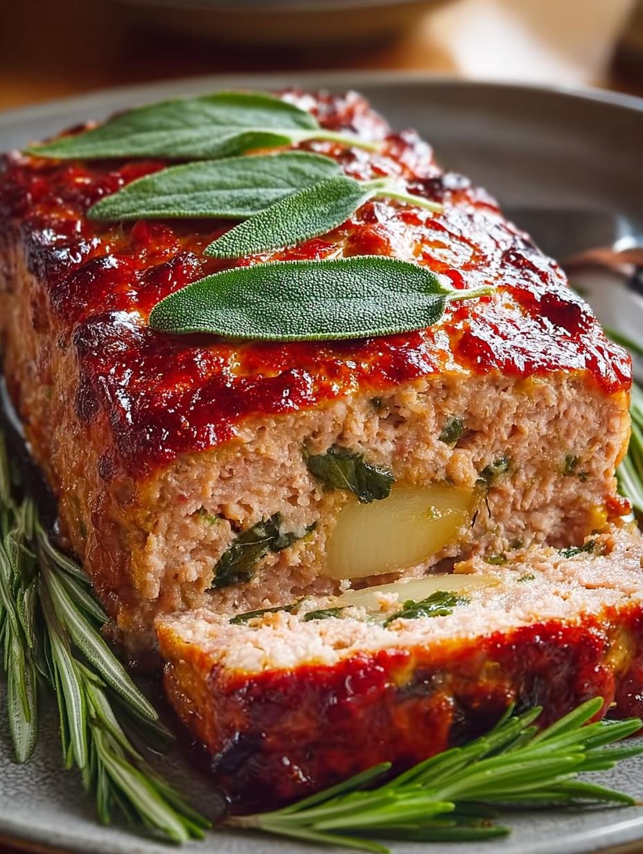 Pork Apple Sage Meatloaf