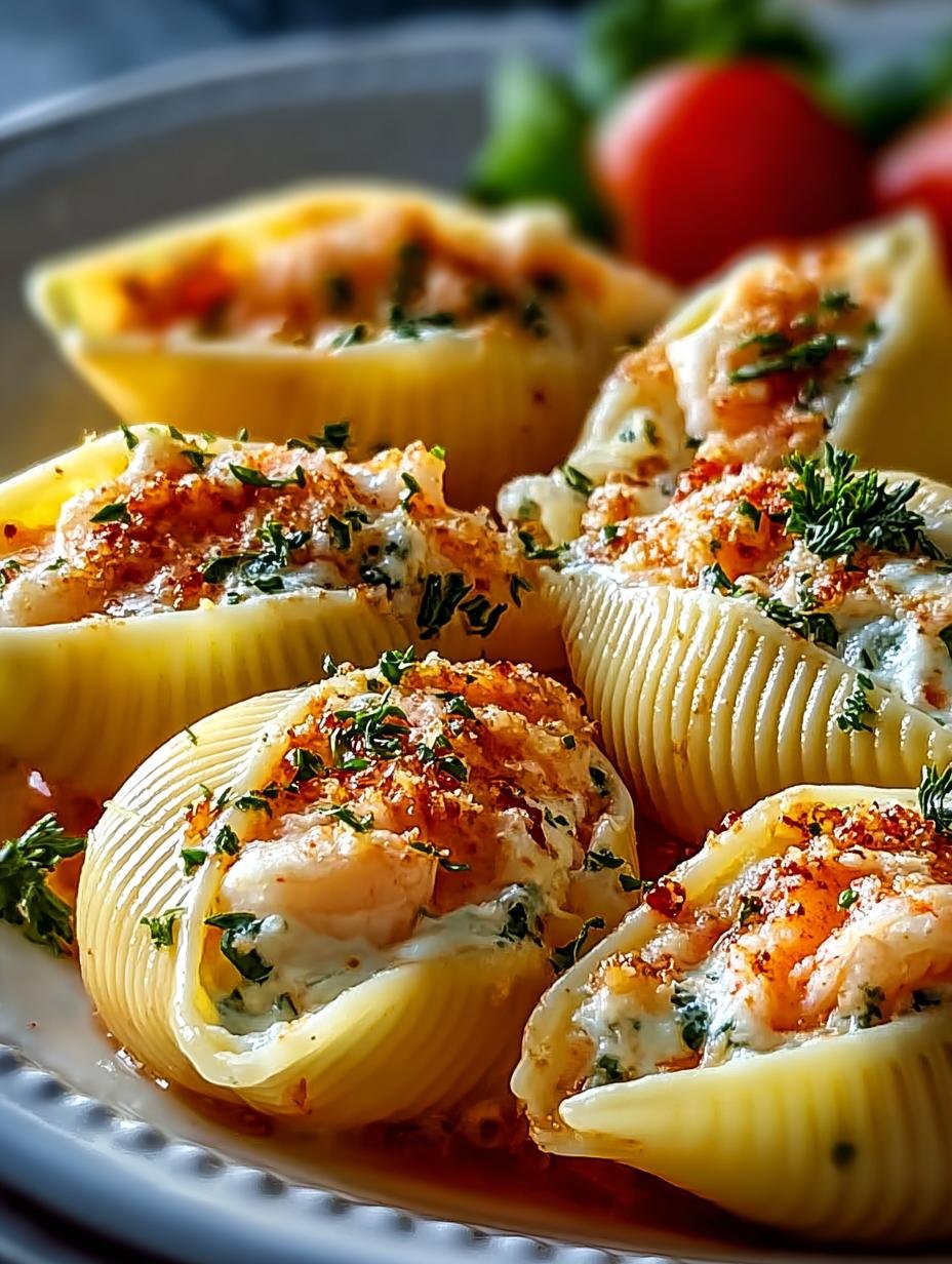 Seafood Stuffed Shells