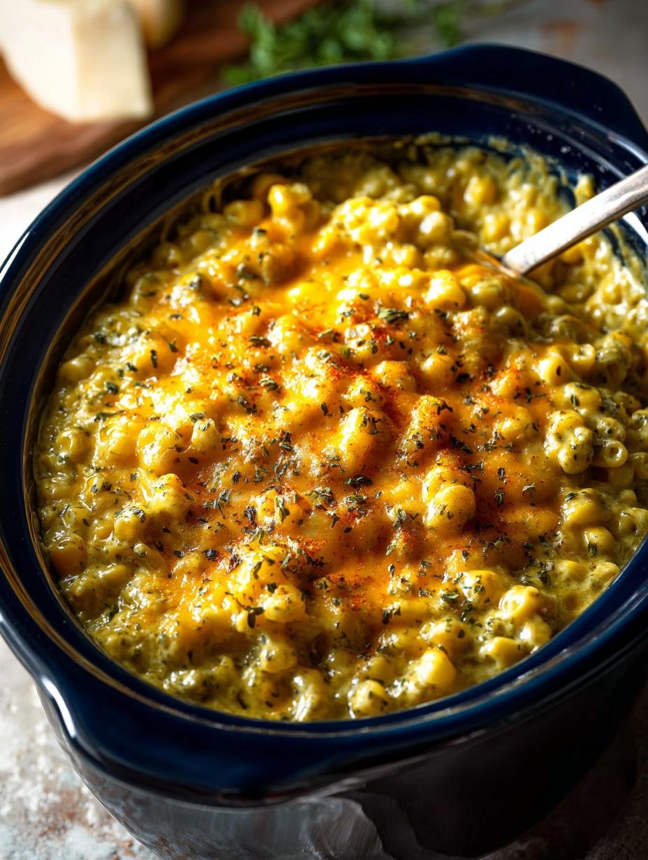 Slow Cooker Cheesy Corn