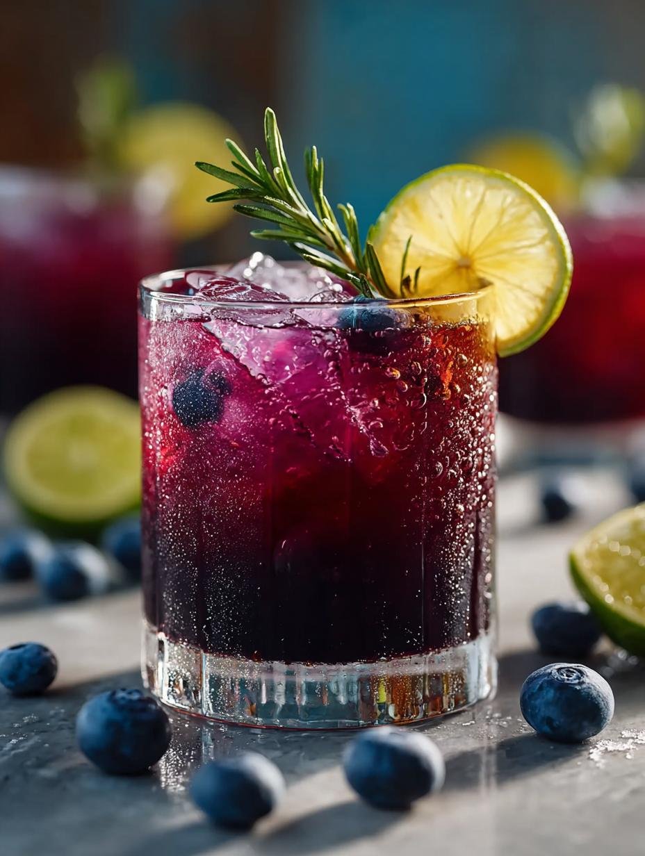 Sparkling Blueberry Ginger Mocktail: 5 Refreshing Steps - Sparkling Blueberry Ginger Mocktail - main visual representation
