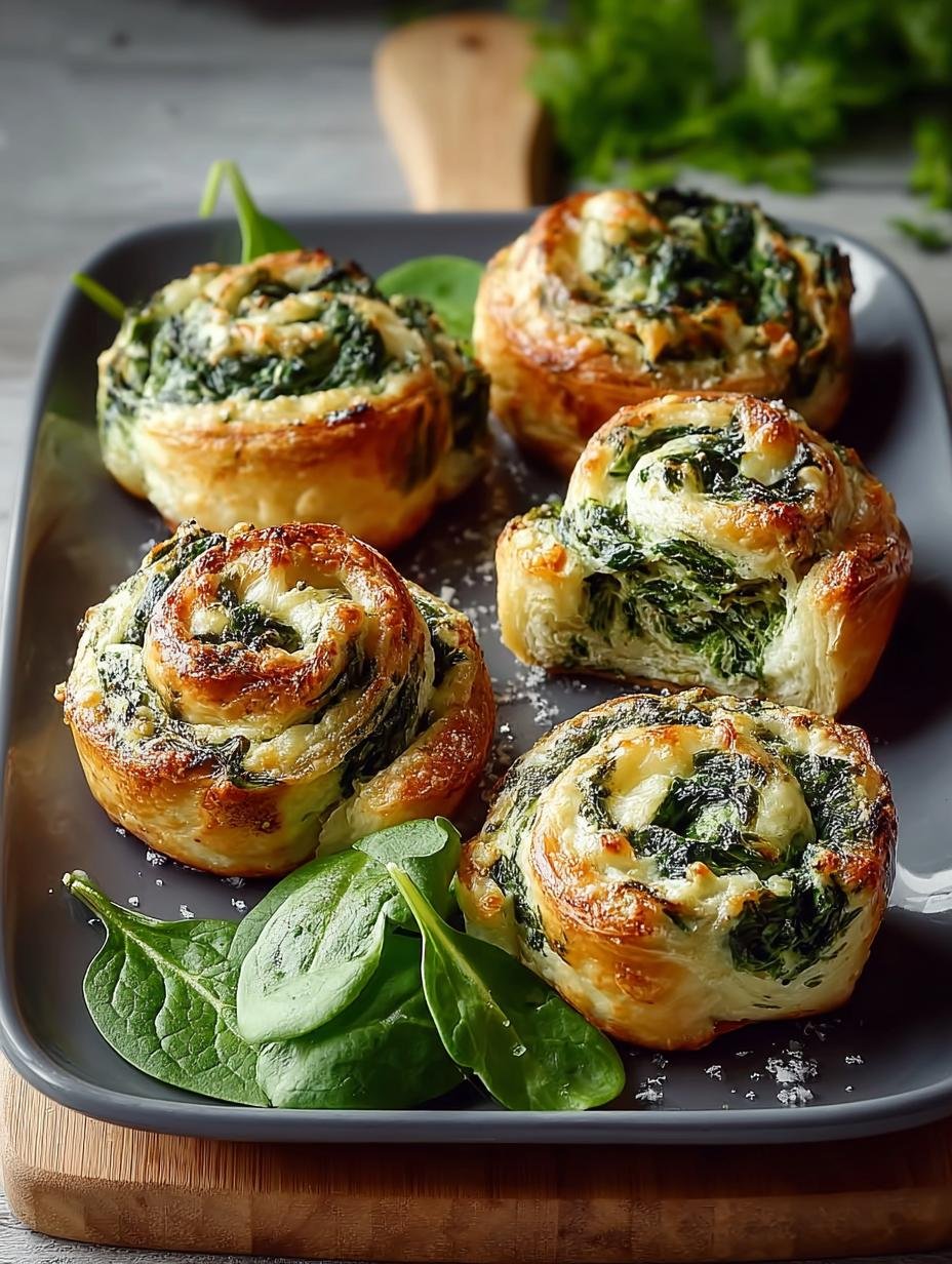 Irresistible Spinach Artichoke Swirls for Any Gathering - Spinach Artichoke Swirls - additional detail