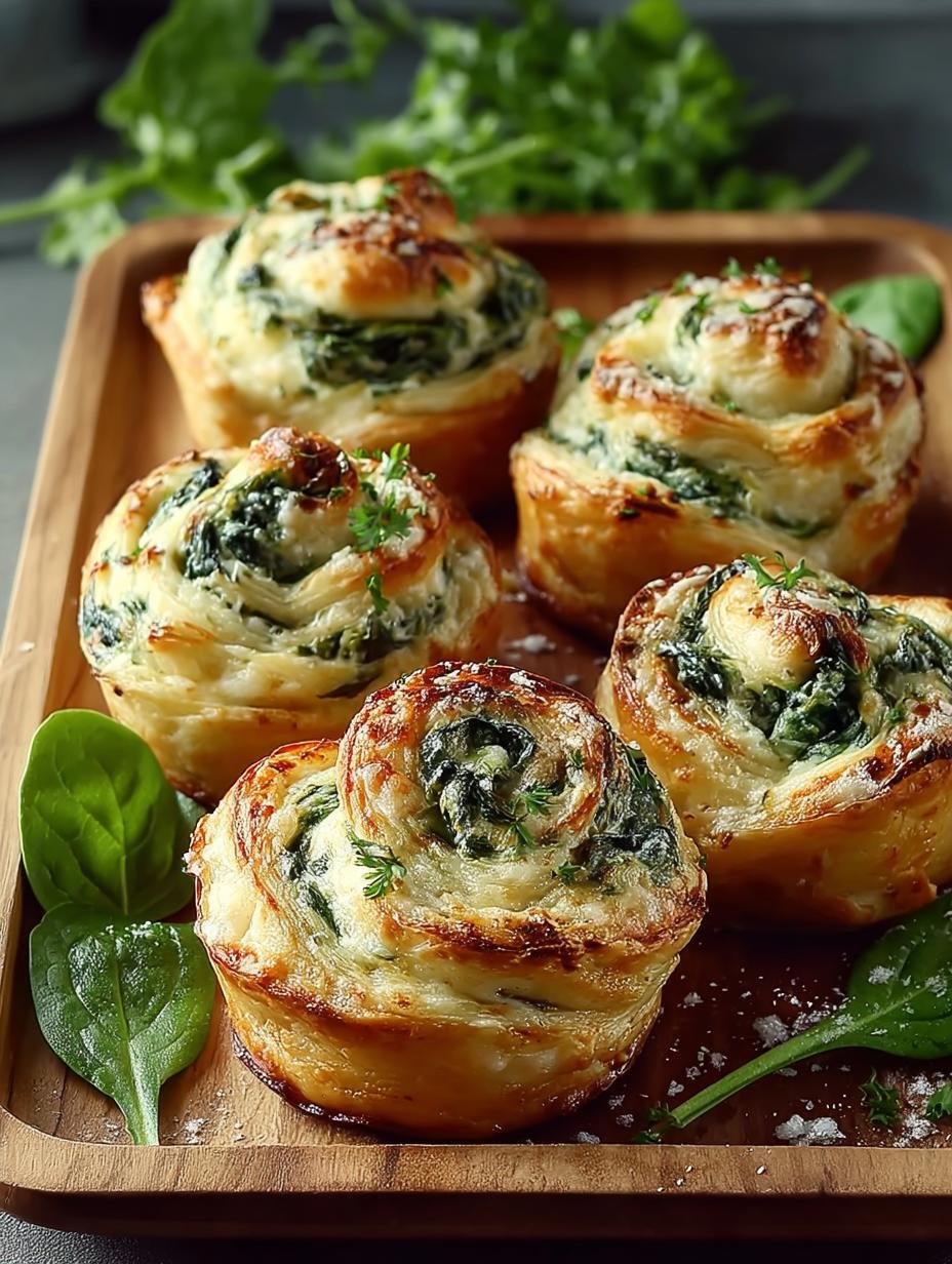 Spinach Artichoke Swirls