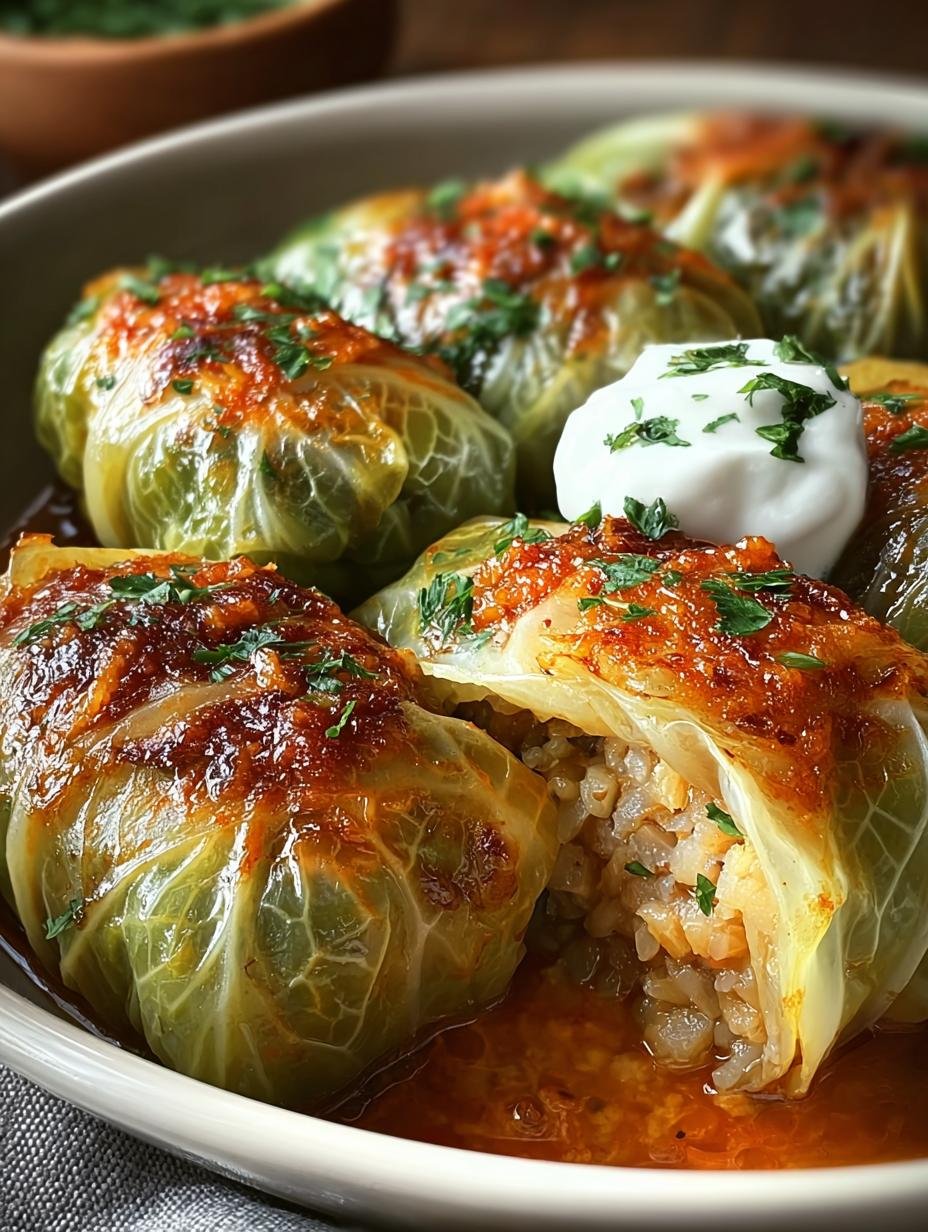 Irresistible Stuffed Cabbage Rolls That Warm Your Soul - Stuffed Cabbage Rolls - main visual representation