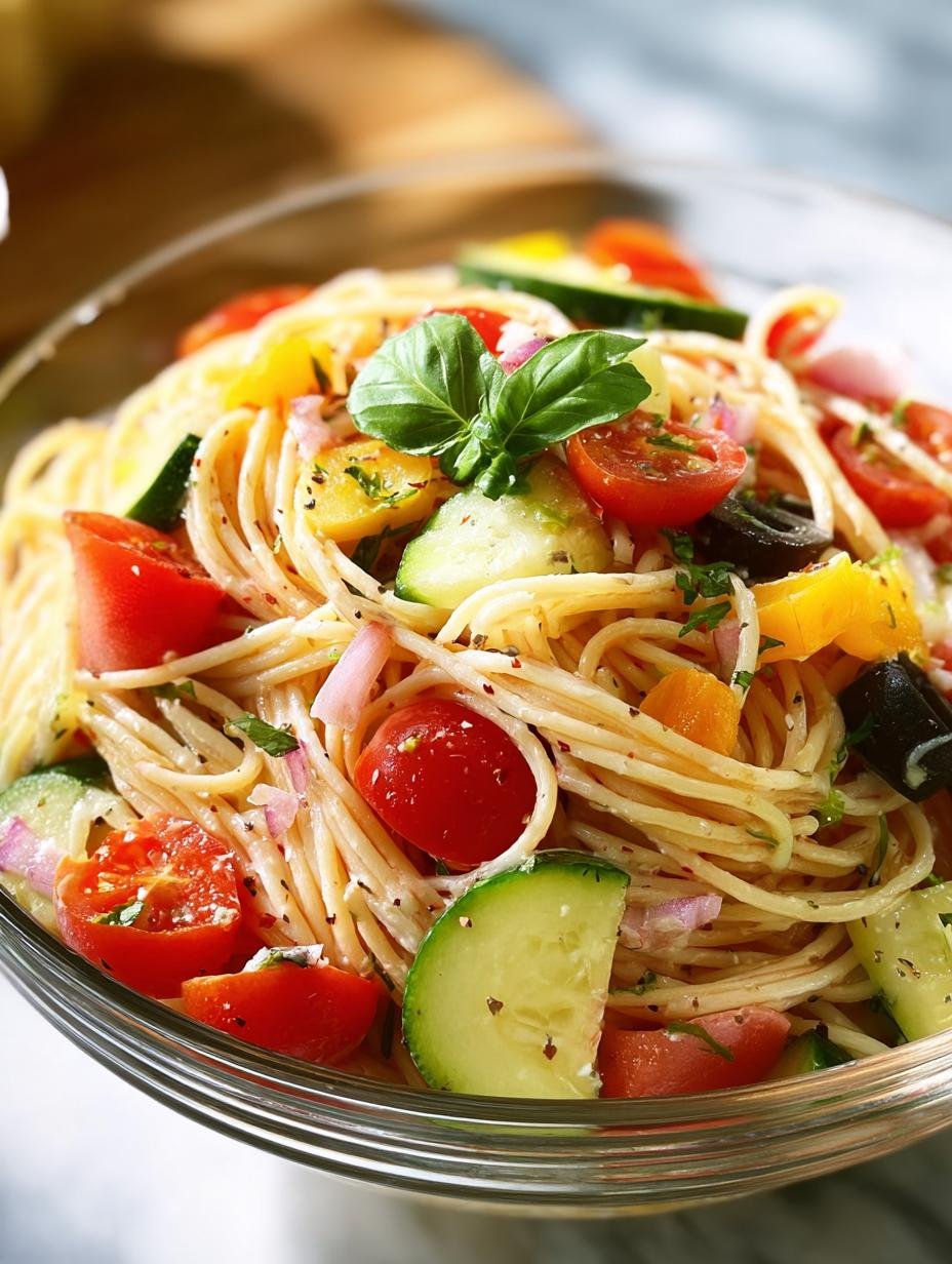 Zesty Summer Spaghetti Salad: 5 Reasons to Enjoy It - Summer Spaghetti Salad - main visual representation