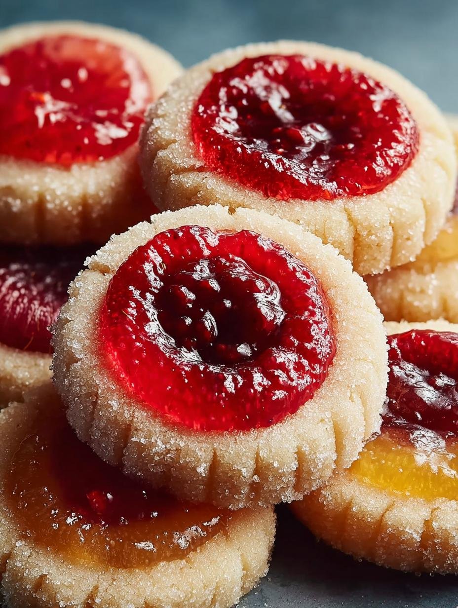 Delicious Tutti Frutti Thumbprint Cookies for Every Occasion - Tutti Frutti Thumbprint Cookies - main visual representation