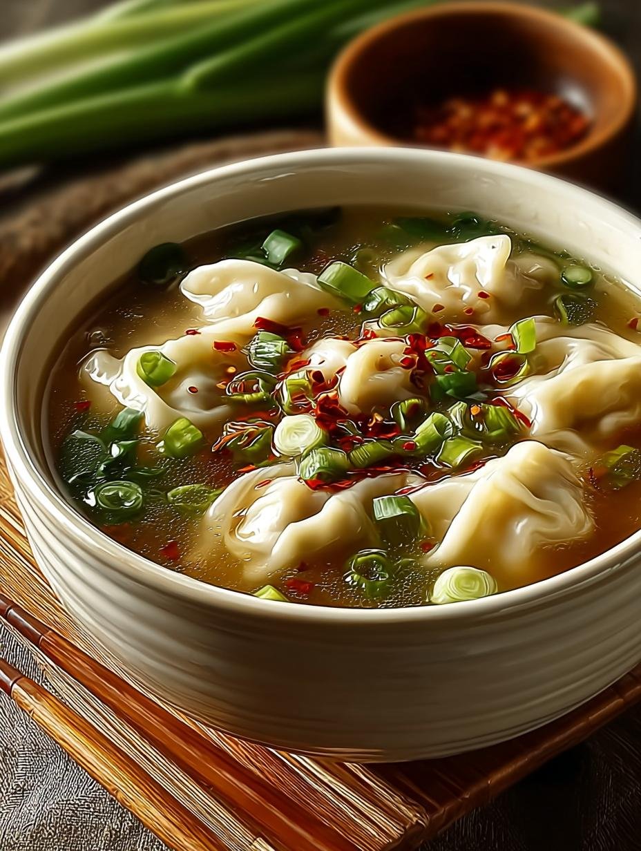 Comforting Wonton Soup Ready in 25 Minutes - Wonton Soup - additional detail