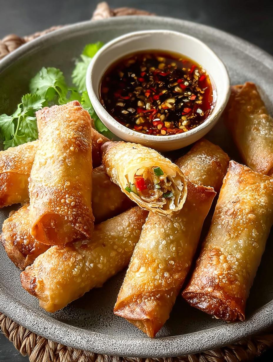 Crispy Air Fryer Egg Rolls: A Healthy Homemade Delight - Air Fryer Egg Rolls - main visual representation