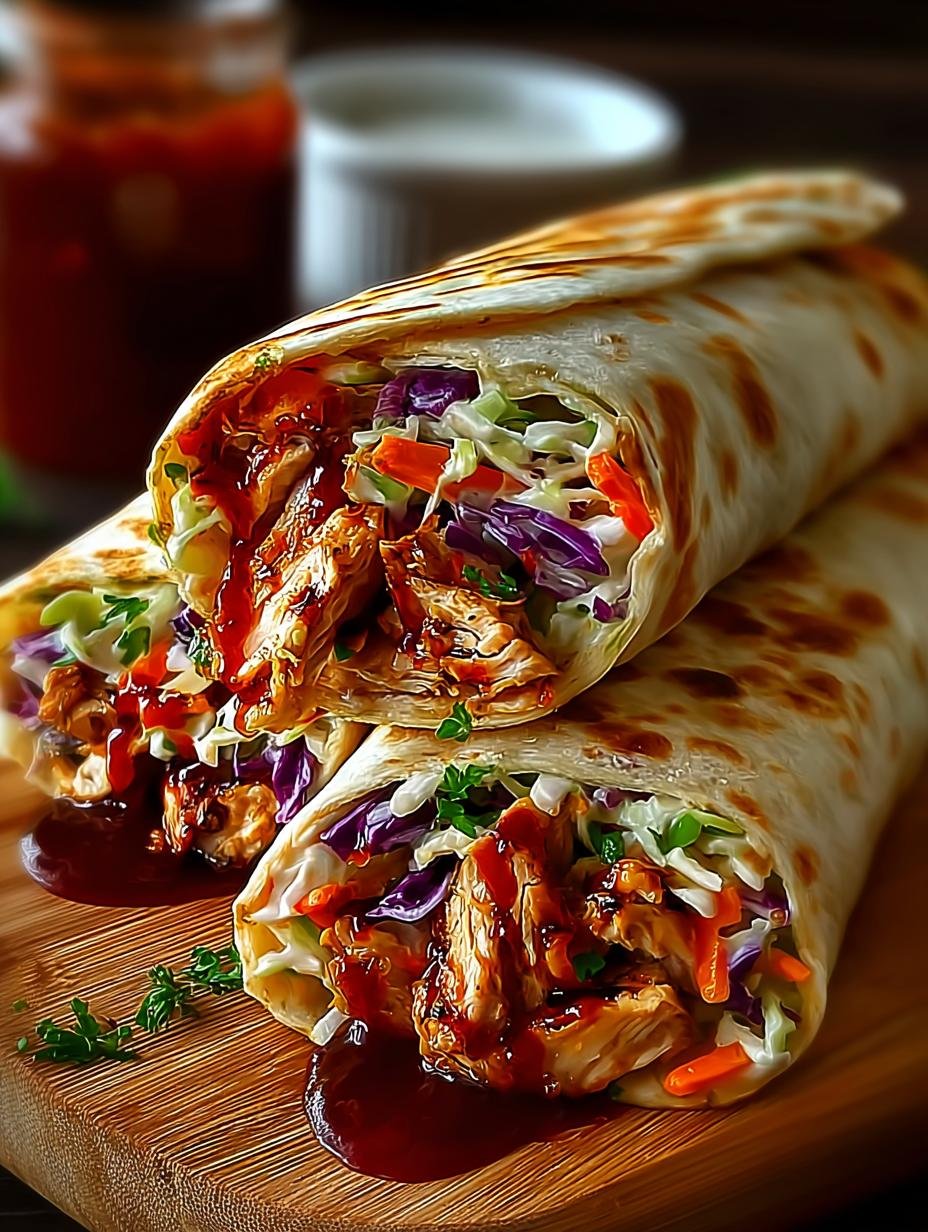 BBQ Chicken Coleslaw Wraps: 7 Reasons to Love Them - Bbq Chicken Coleslaw Wraps - main visual representation