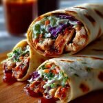 Bbq Chicken Coleslaw Wraps