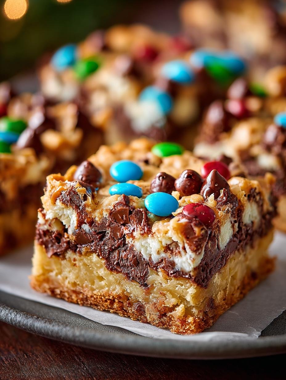 Delicious Christmas Magic Cookie Bars for the Holidays - Christmas Magic Cookie Bars - additional detail