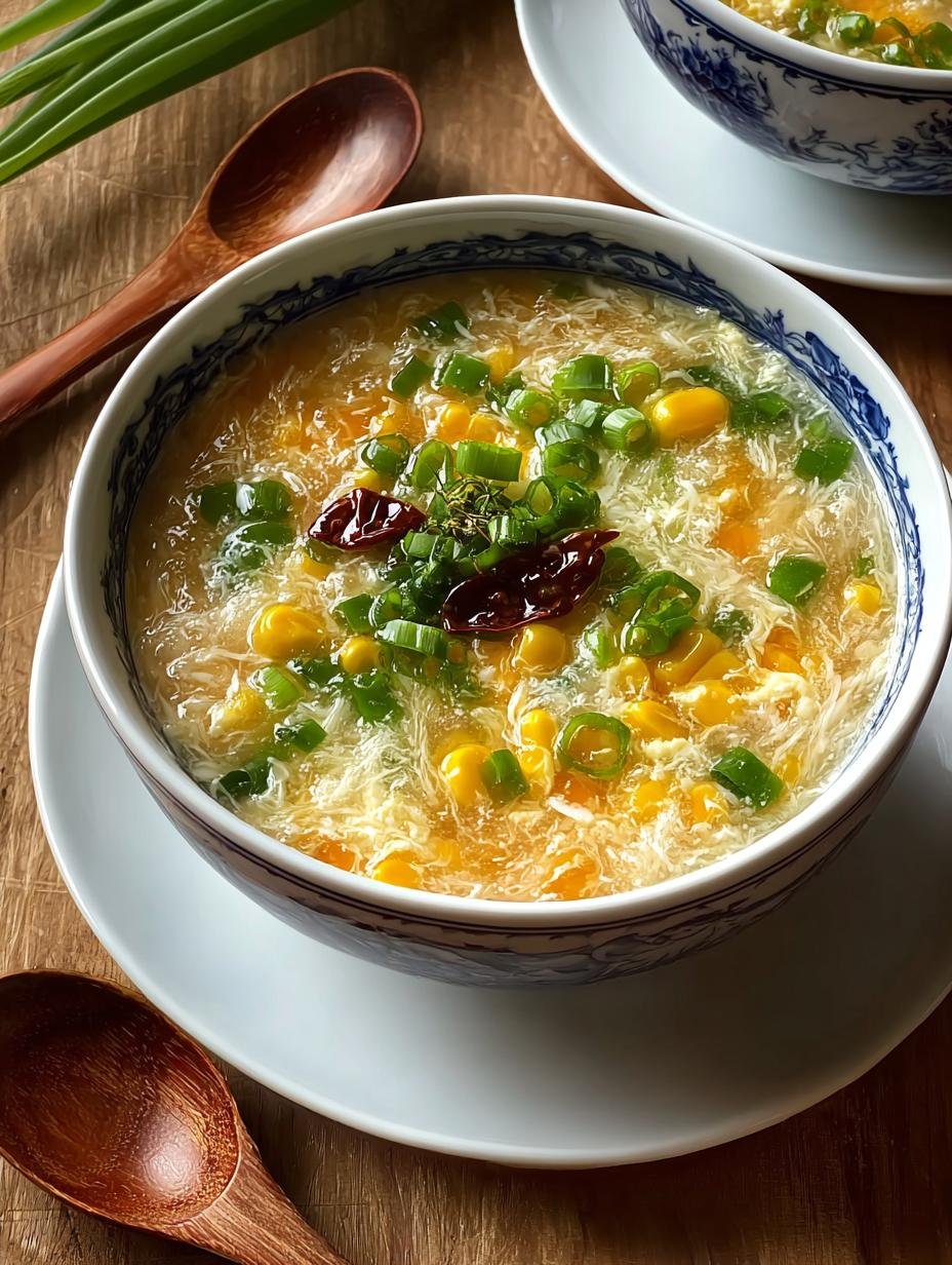 Delicious Corn Egg Drop Soup Ready in 10 Minutes - Corn Egg Drop Soup - additional detail