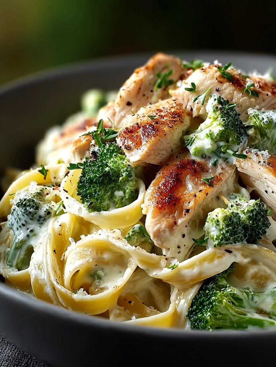 Creamy Chicken Broccoli Fettuccine: 6 Comforting Steps - Creamy Chicken Broccoli Fettuccine - main visual representation
