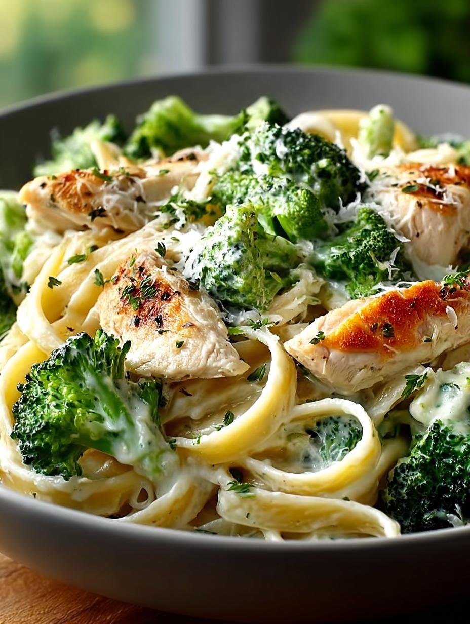 Creamy Chicken Broccoli Fettuccine: 6 Comforting Steps - Creamy Chicken Broccoli Fettuccine - additional detail