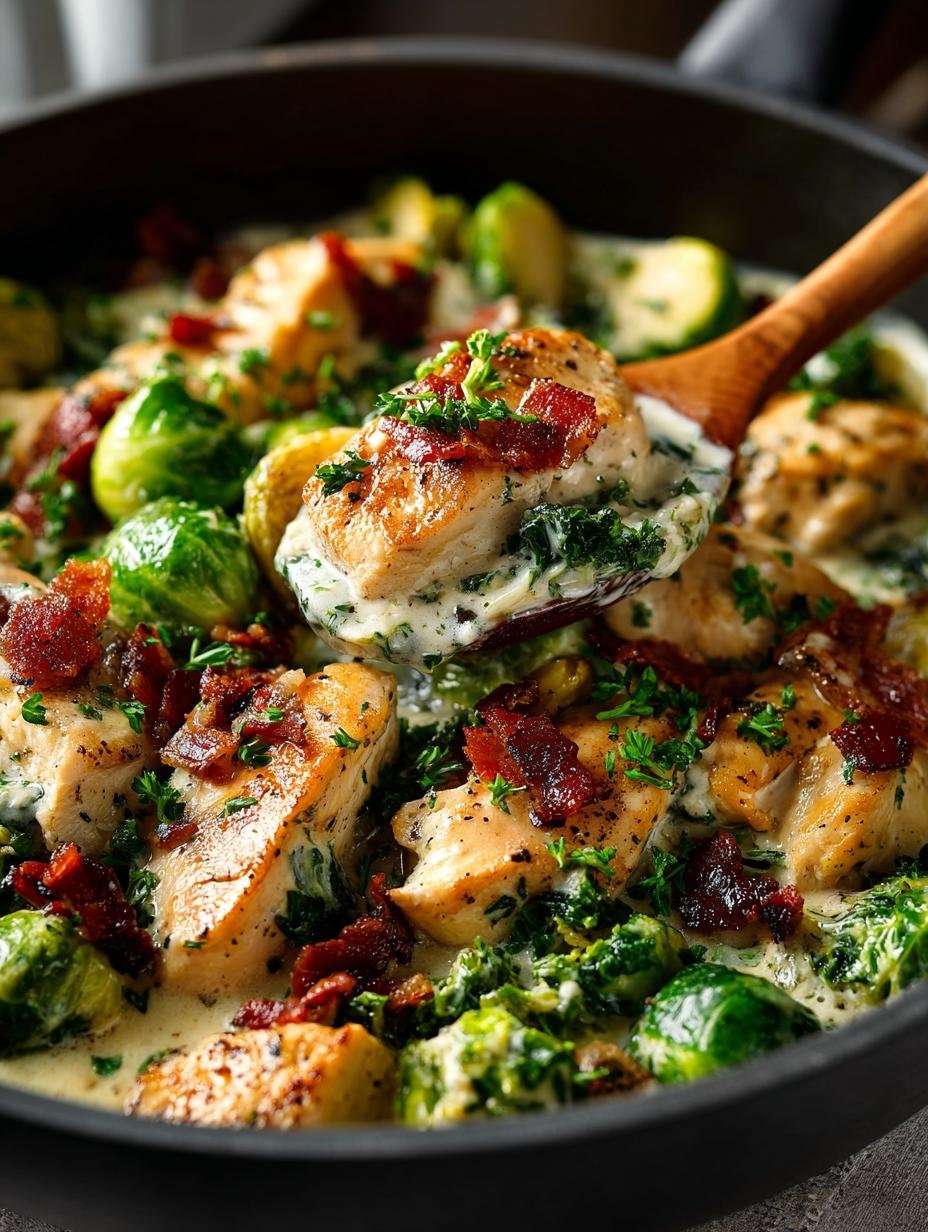 Creamy Chicken Brussels Skillet: 7 Comforting Steps - Creamy Chicken Brussels Skillet - additional detail