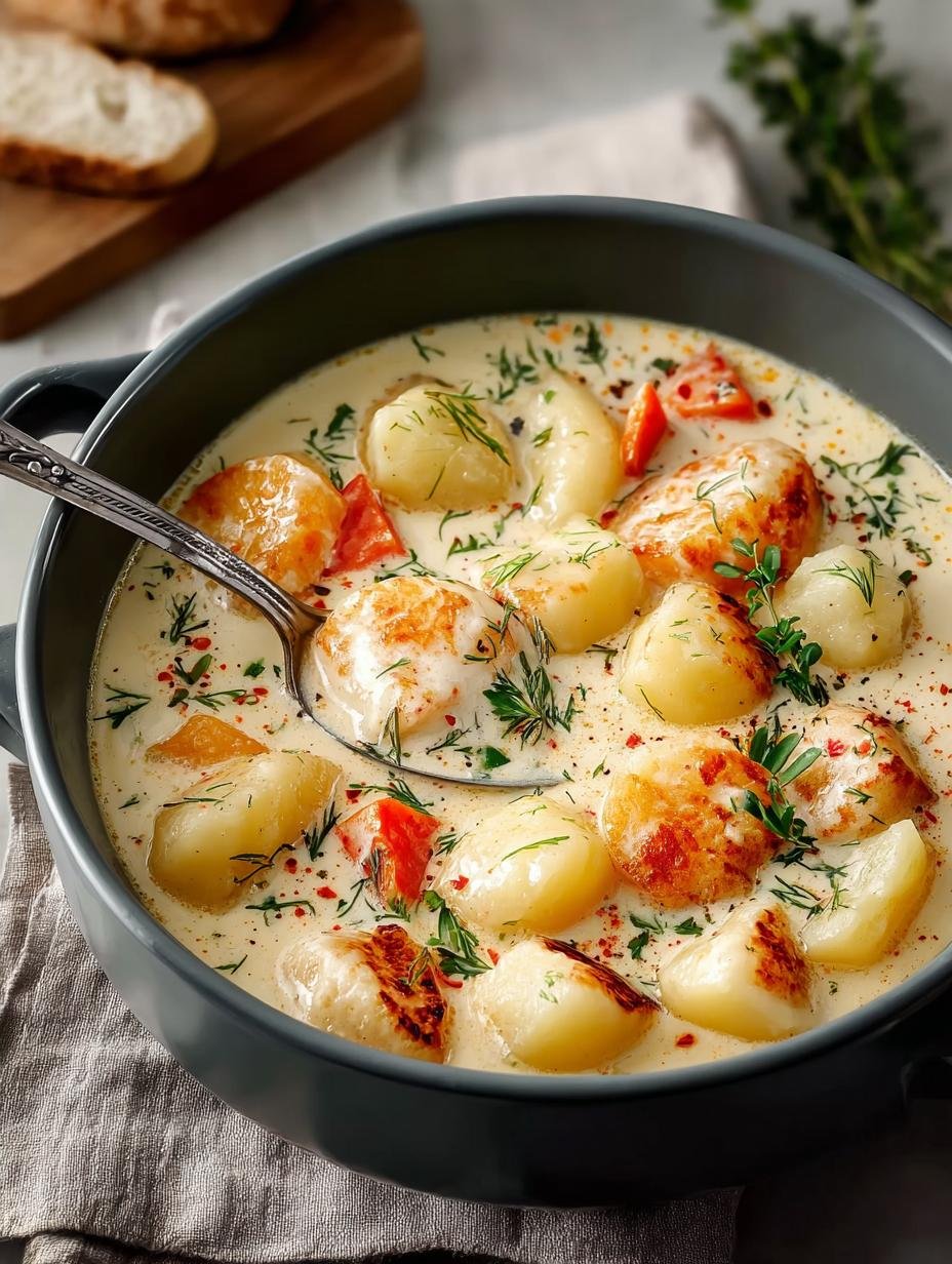Creamy Knoephla Soup