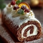 Ginger Bread Yule Log