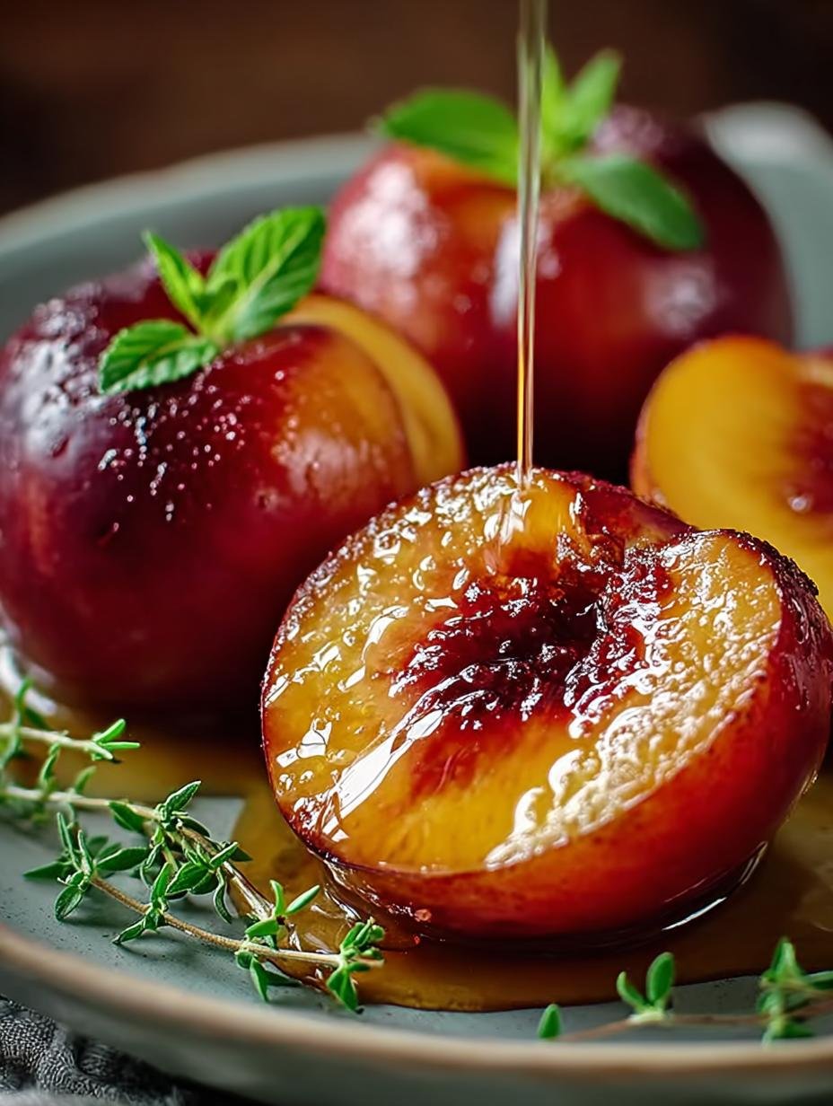 Healthy Honey Roasted Peaches: A Sweet Summer Delight - Healthy Honey Roasted Peaches - main visual representation